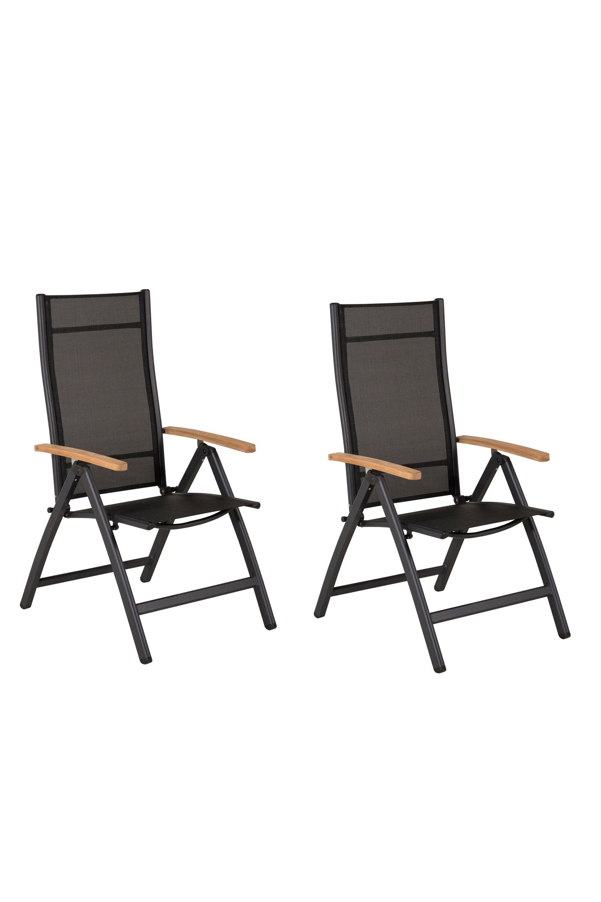 Panama Gartenstuhl Light in Schwarz präsentiert im Onlineshop von KAQTU Design AG. Gartenstuhl mit Armlehnen ist von Venture Home