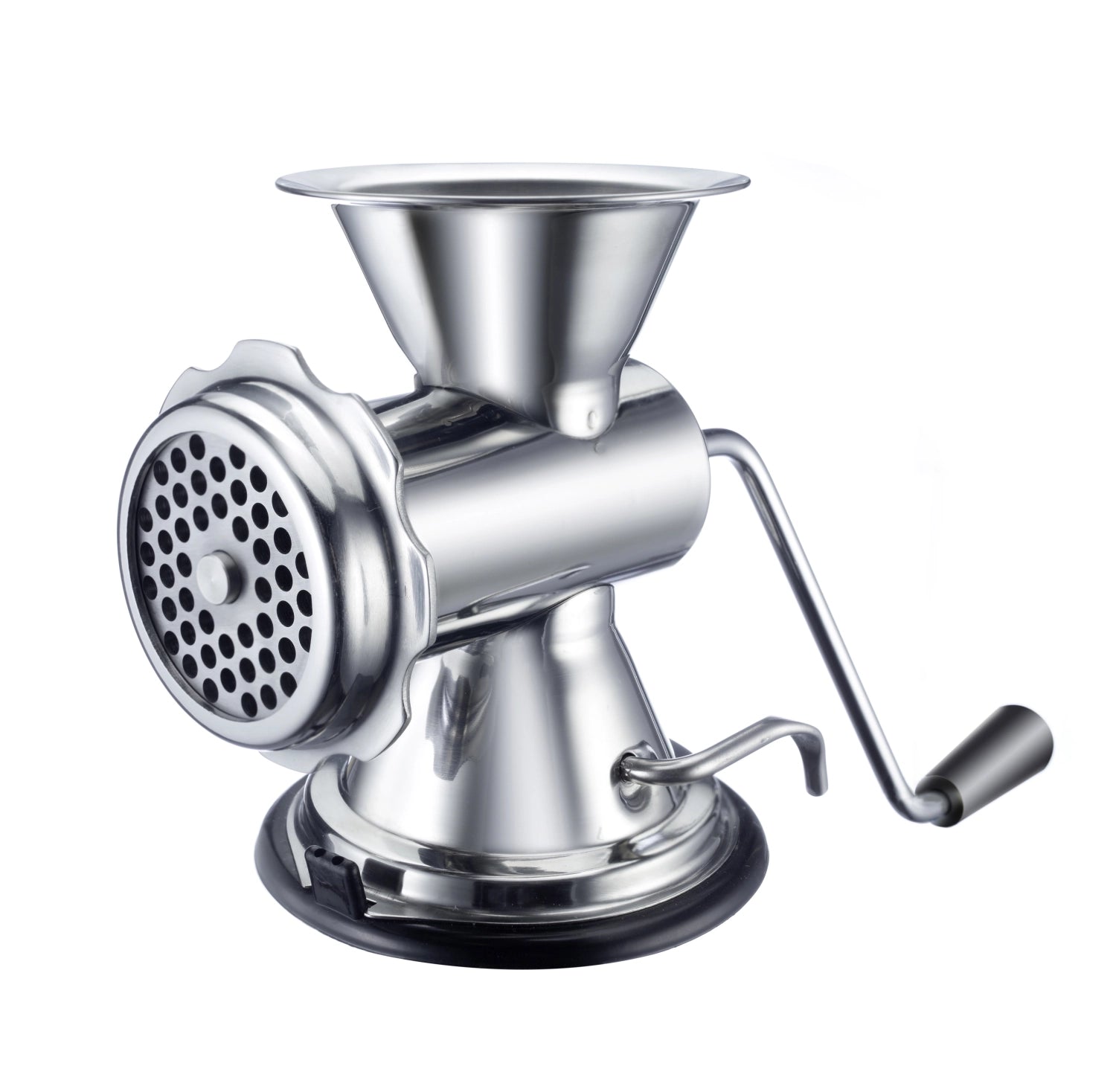 Meat grinder made of stainless steel size 8 and 3 punches, 27x12x