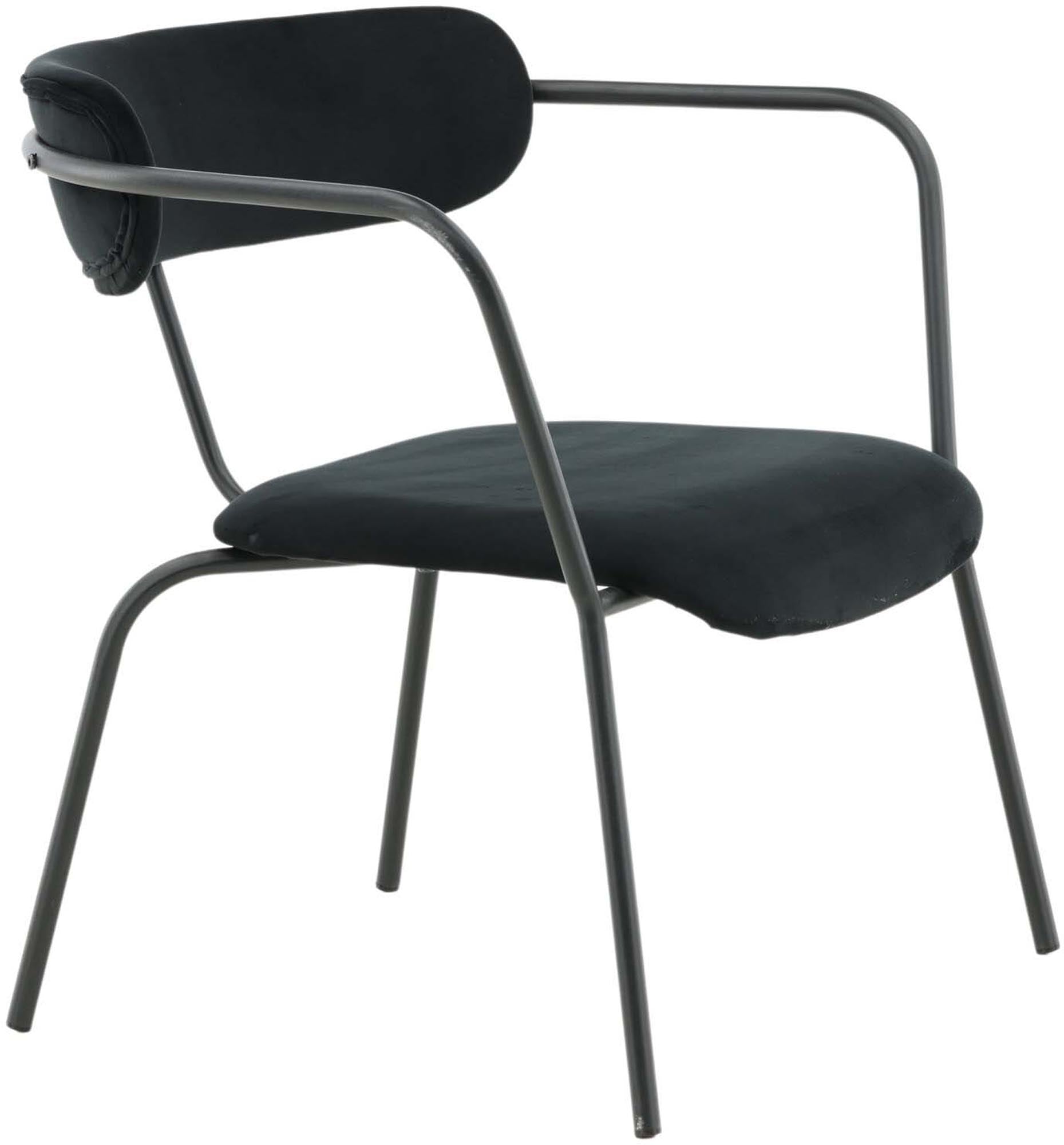 Erleben Sie den Duffy Sessel von Venture Home: Eleganz trifft auf Komfort mit hochwertigem Samt und robuster Bauweise für Ihr stilvolles Zuhause.