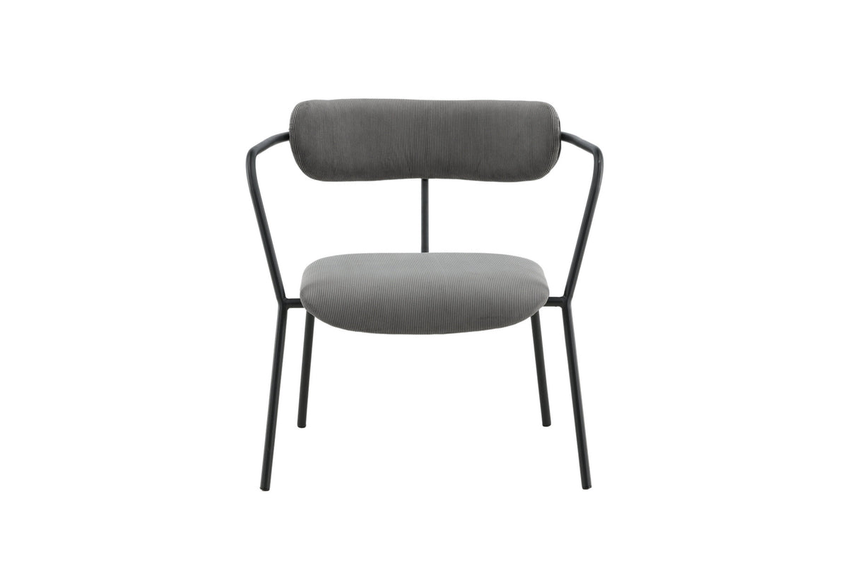 Duffy Sessel in Grau präsentiert im Onlineshop von KAQTU Design AG. Sessel mit Armlehnen ist von Venture Home