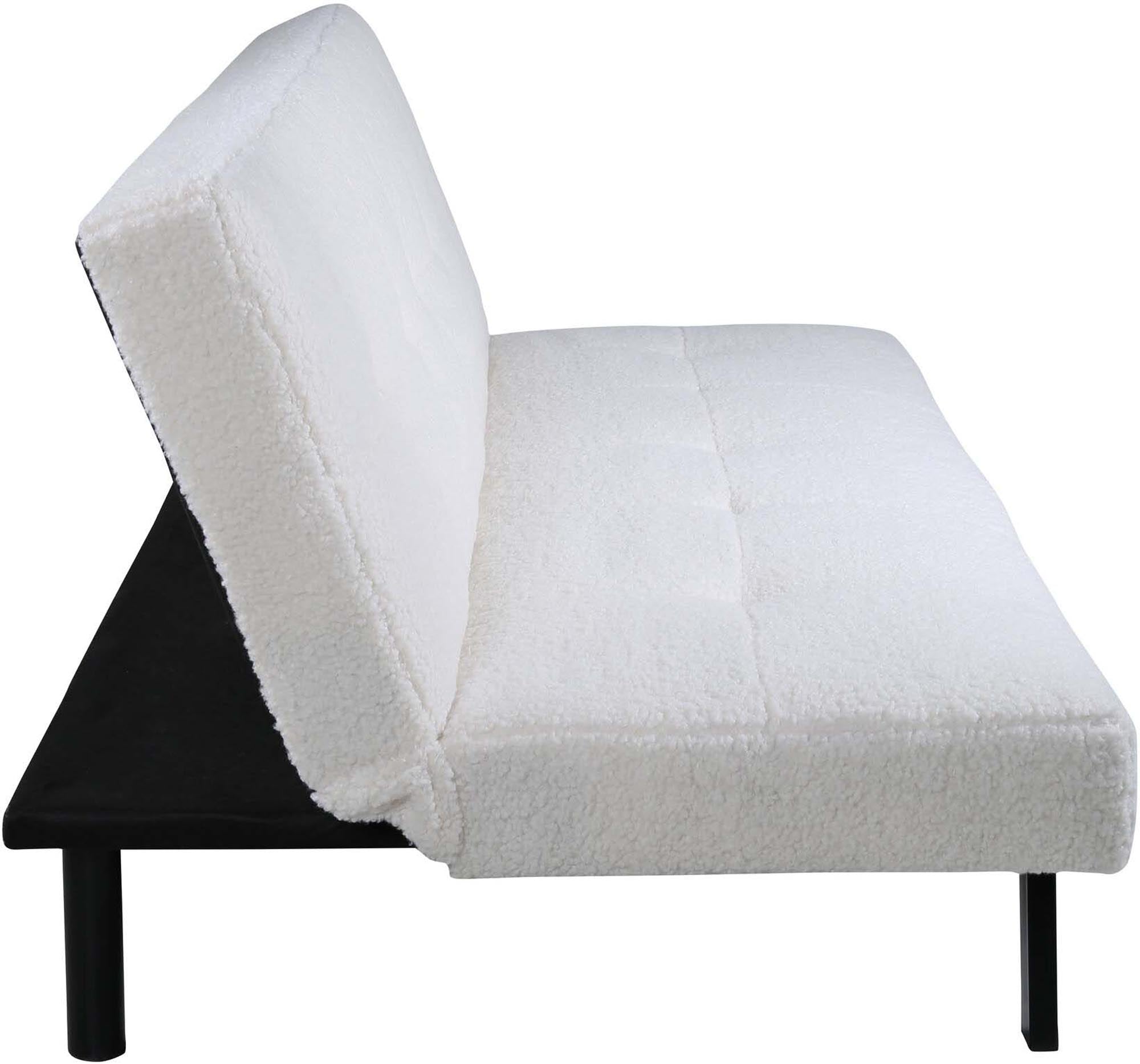 Entdecken Sie das Bodil Sofa von Venture Home: stilvolles Cord-Sofa, das sich mühelos in eine Chaiselongue oder Schlafgelegenheit verwandelt.