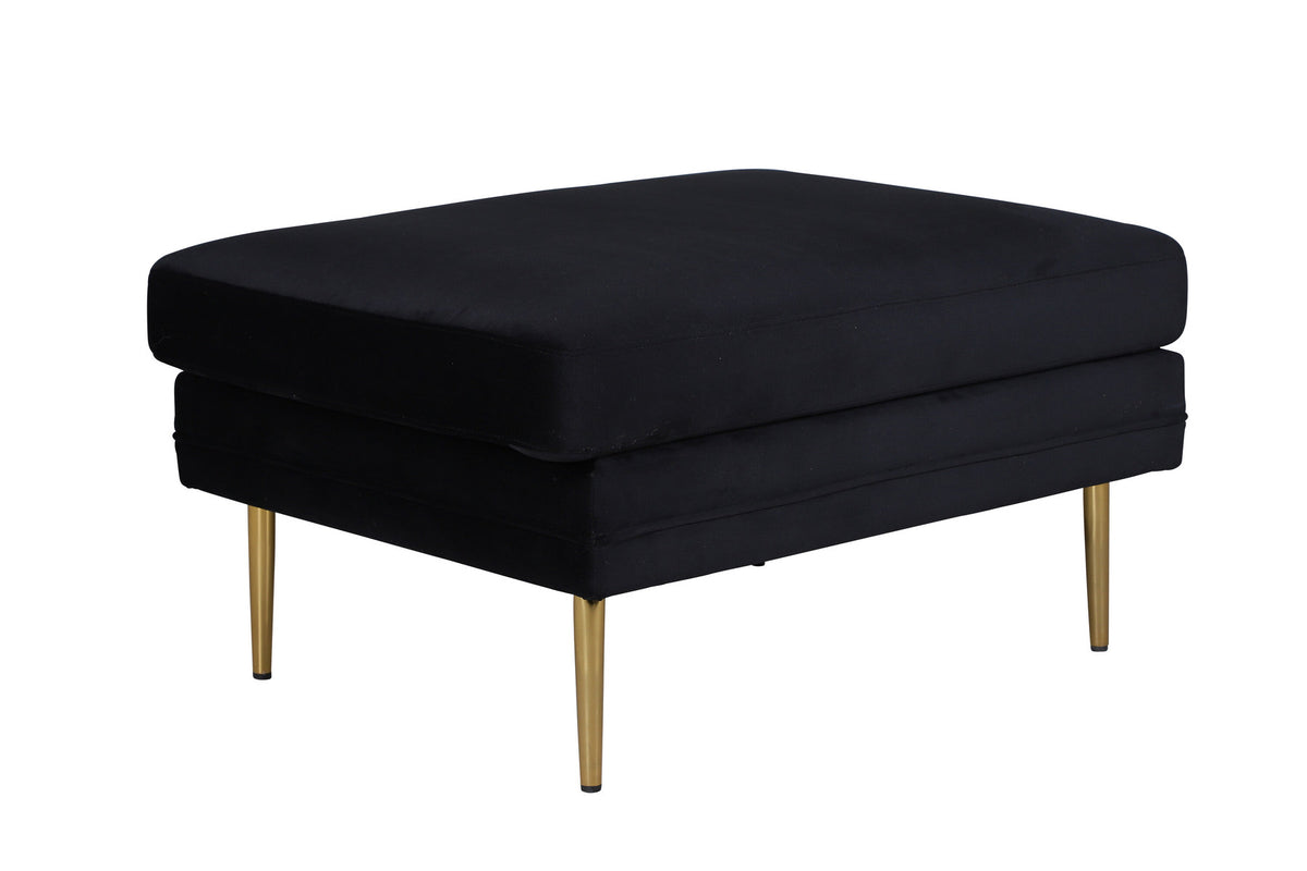 Boom Ottoman / Pouf in Schwarz präsentiert im Onlineshop von KAQTU Design AG. Ottoman ist von Venture Home