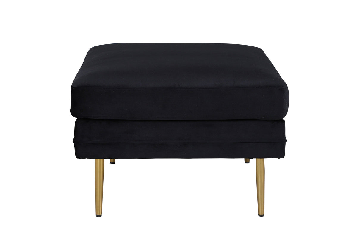 Boom Ottoman / Pouf in Schwarz präsentiert im Onlineshop von KAQTU Design AG. Ottoman ist von Venture Home