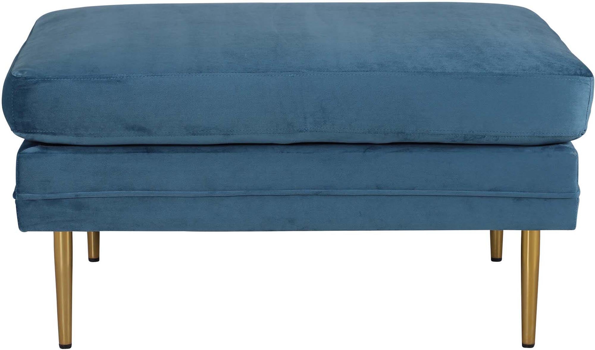 Boom Ottoman / Pouf in Blau präsentiert im Onlineshop von KAQTU Design AG. Ottoman ist von Venture Home