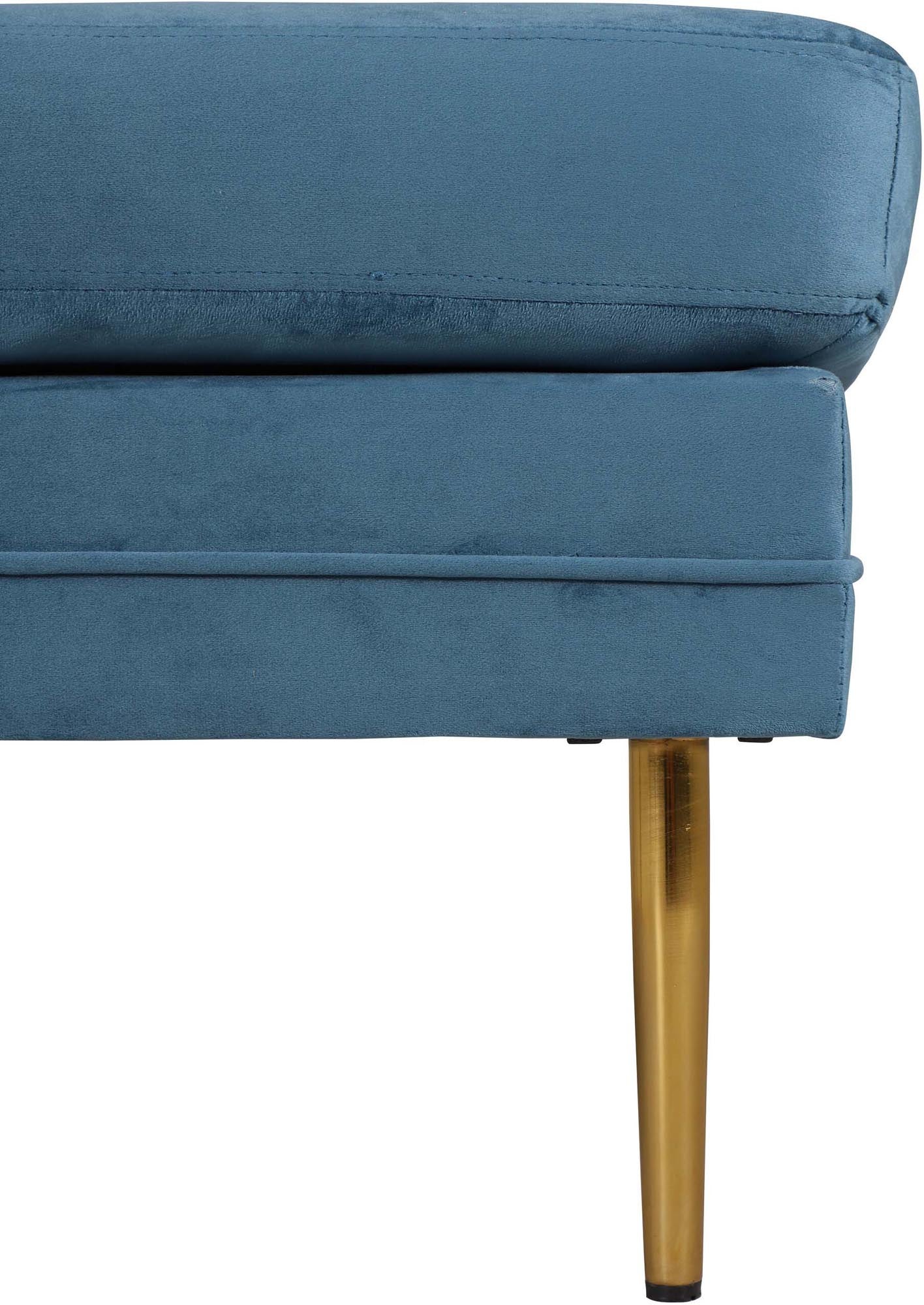 Boom Ottoman / Pouf in Blau präsentiert im Onlineshop von KAQTU Design AG. Ottoman ist von Venture Home