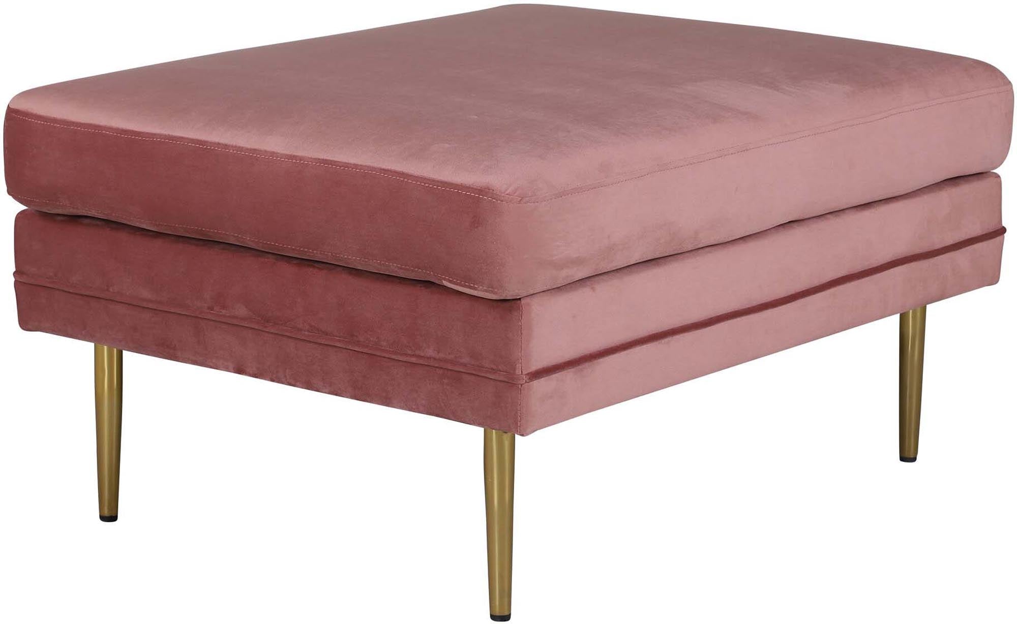 Boom Ottoman / Pouf in Rosa präsentiert im Onlineshop von KAQTU Design AG. Ottoman ist von Venture Home