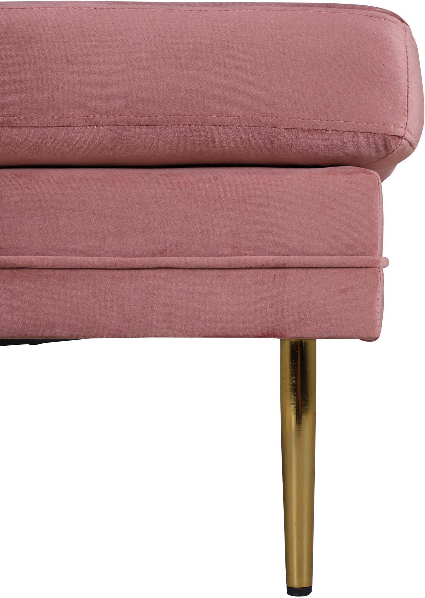 Boom Ottoman / Pouf in Rosa präsentiert im Onlineshop von KAQTU Design AG. Ottoman ist von Venture Home