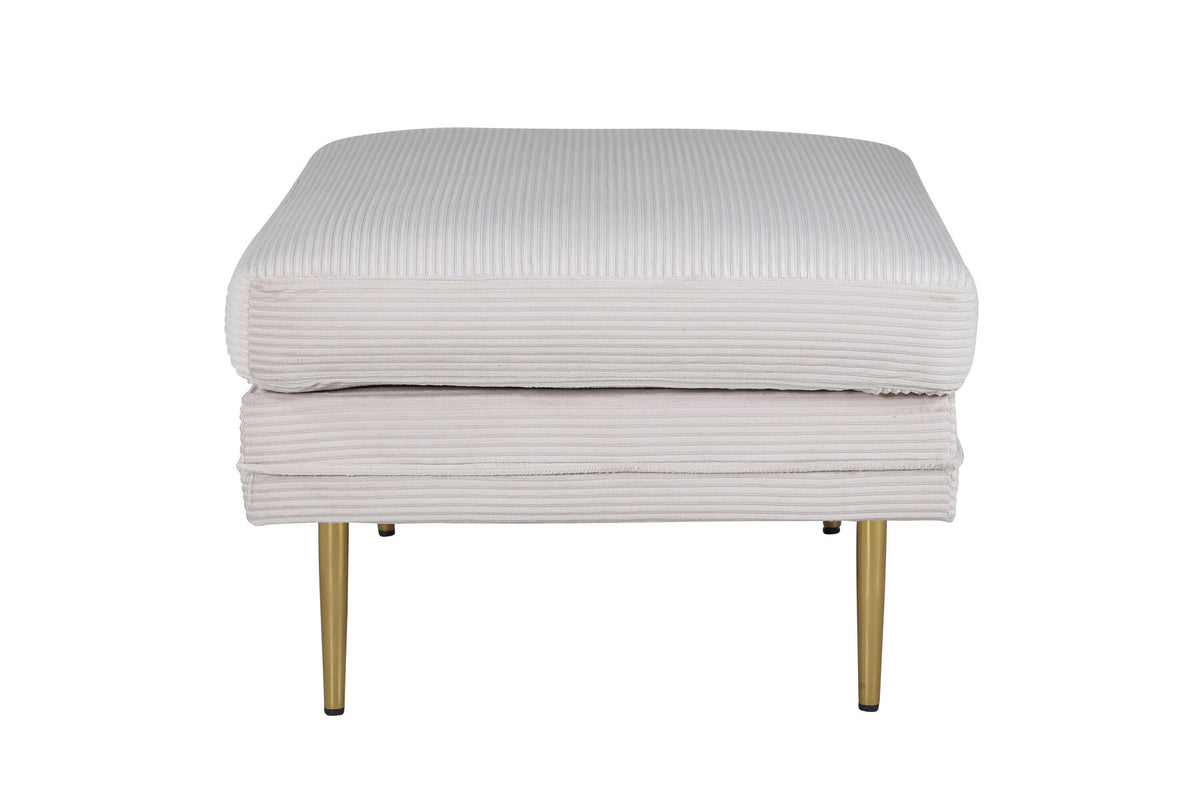 Boom Ottoman / Pouf in Beige präsentiert im Onlineshop von KAQTU Design AG. Ottoman ist von Venture Home