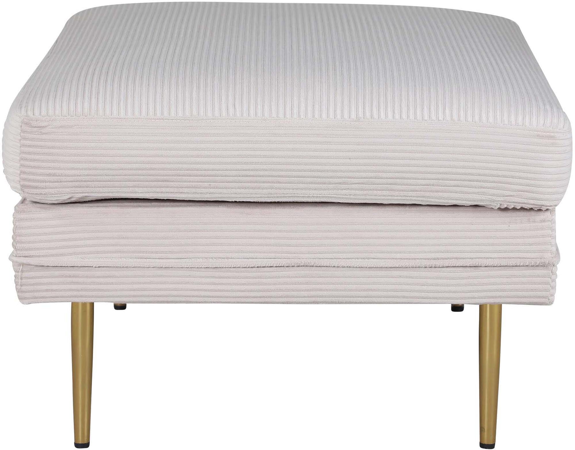 Boom Ottoman / Pouf in Beige präsentiert im Onlineshop von KAQTU Design AG. Ottoman ist von Venture Home