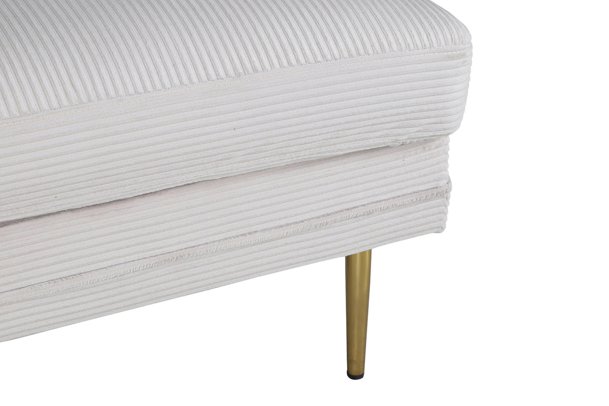 Boom Ottoman / Pouf in Beige präsentiert im Onlineshop von KAQTU Design AG. Ottoman ist von Venture Home