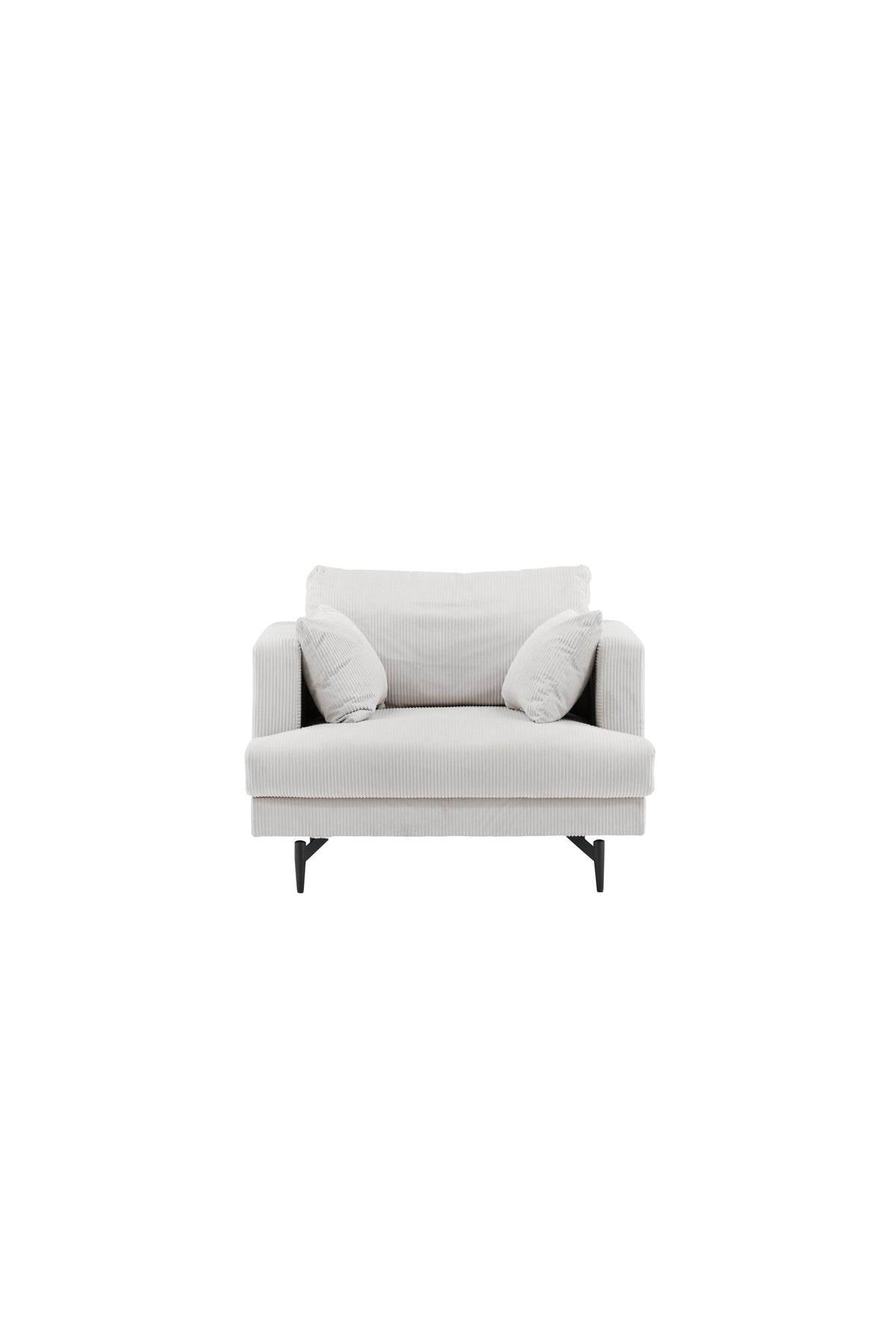 Sofia Sessel in Beige präsentiert im Onlineshop von KAQTU Design AG. Sessel mit Armlehnen ist von Venture Home