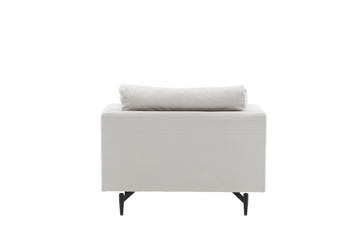 Sofia Sessel in Beige präsentiert im Onlineshop von KAQTU Design AG. Sessel mit Armlehnen ist von Venture Home