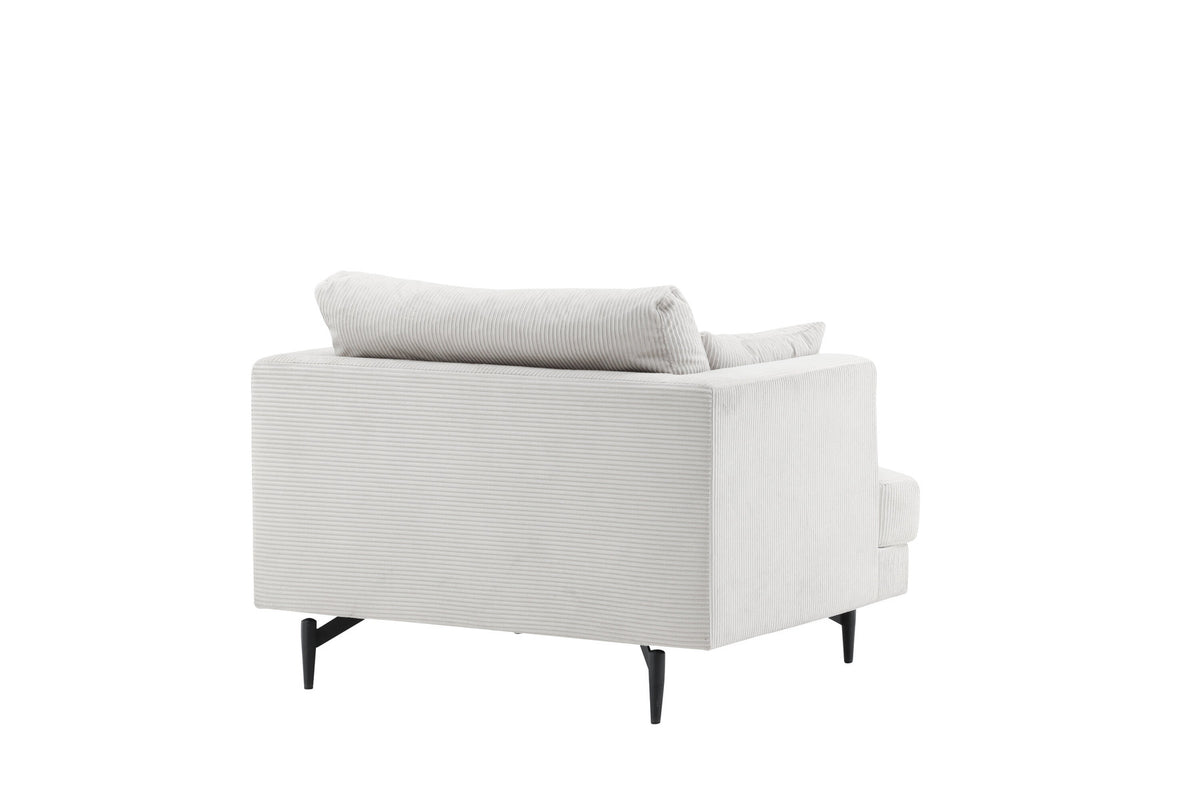 Sofia Sessel in Beige präsentiert im Onlineshop von KAQTU Design AG. Sessel mit Armlehnen ist von Venture Home