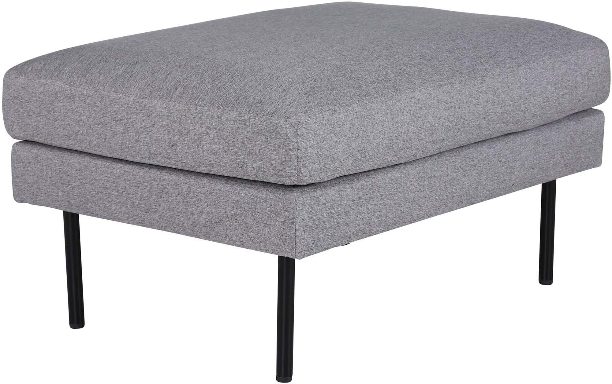 Vielseitiger Zoom Ottoman von Venture Home: Luxuriöser Samt, stilvolles Design und ideal als Sitzgelegenheit oder Dekorationselement.