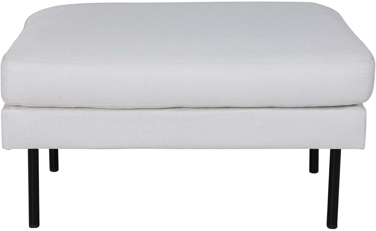 Zoom Ottoman / Pouf in Hell beige präsentiert im Onlineshop von KAQTU Design AG. Ottoman ist von Venture Home