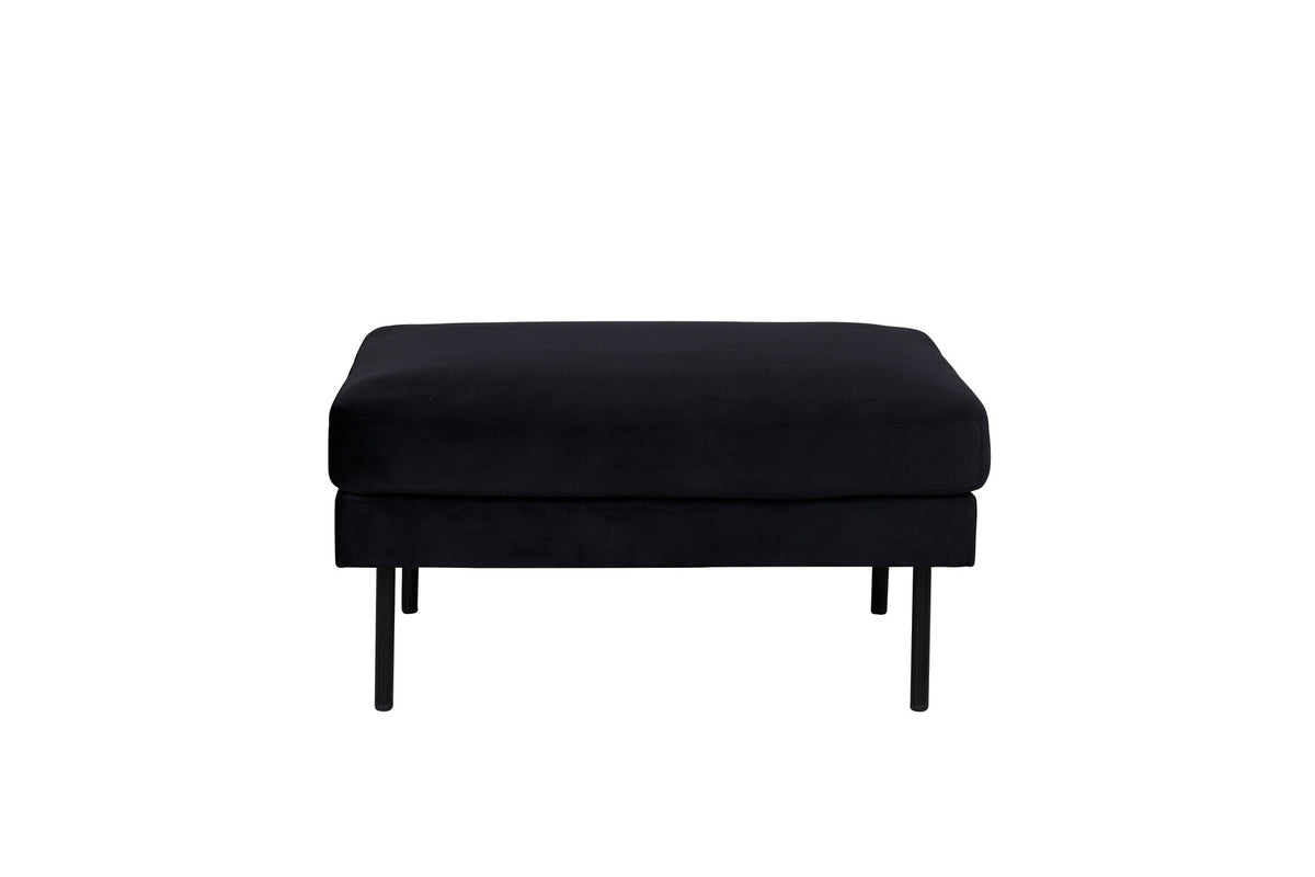 Zoom Ottoman / Pouf in Schwarz präsentiert im Onlineshop von KAQTU Design AG. Ottoman ist von Venture Home