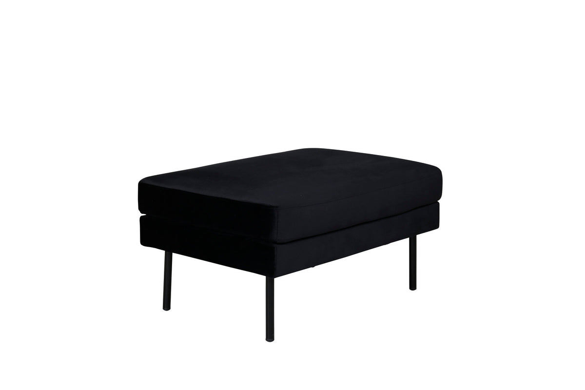 Zoom Ottoman / Pouf in Schwarz präsentiert im Onlineshop von KAQTU Design AG. Ottoman ist von Venture Home