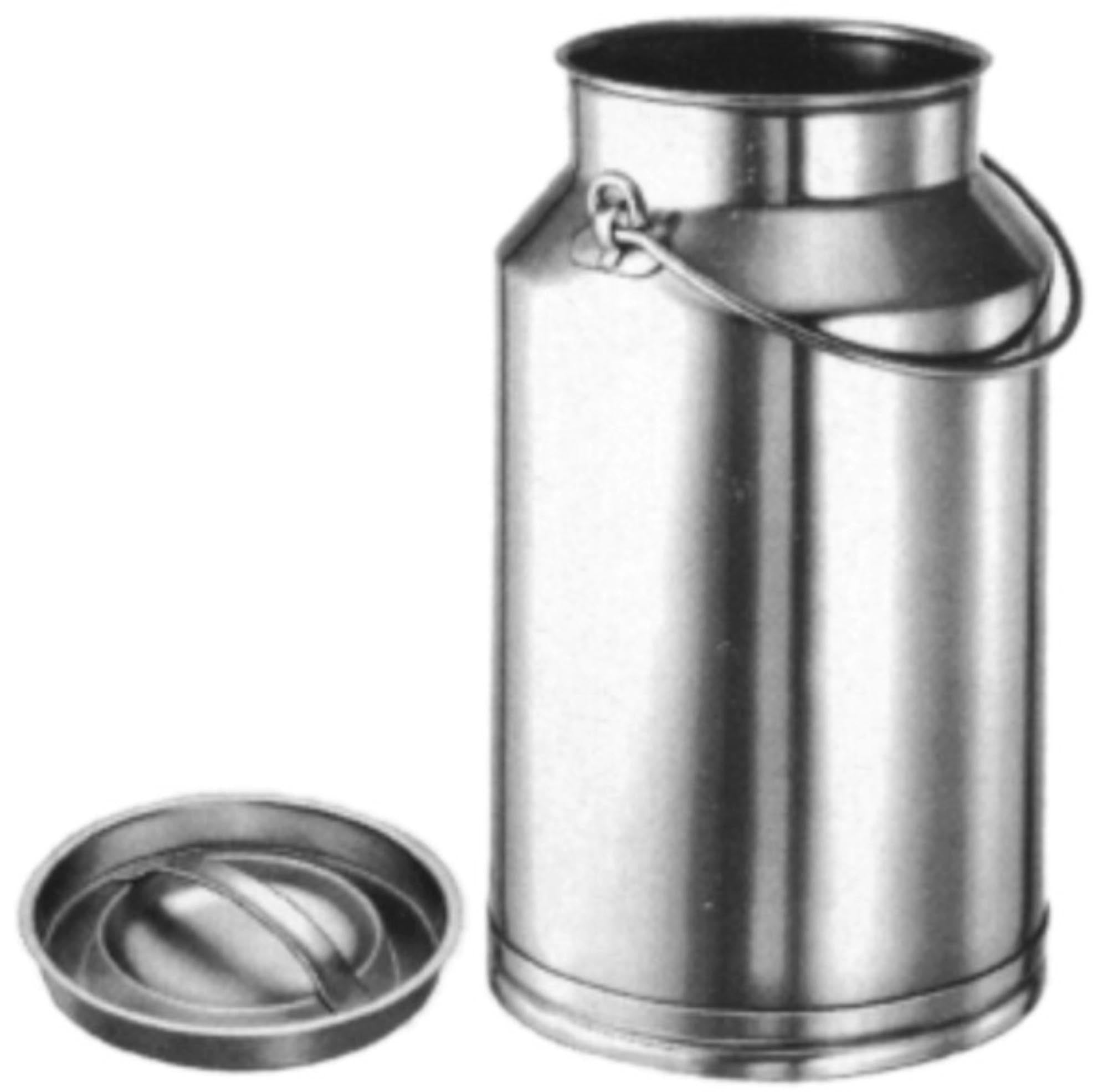 Robuste 15L Transportkanne aus 18/10 Stahl, ideal für Gastronomie. Stabil, hygienisch, spülmaschinenfest.