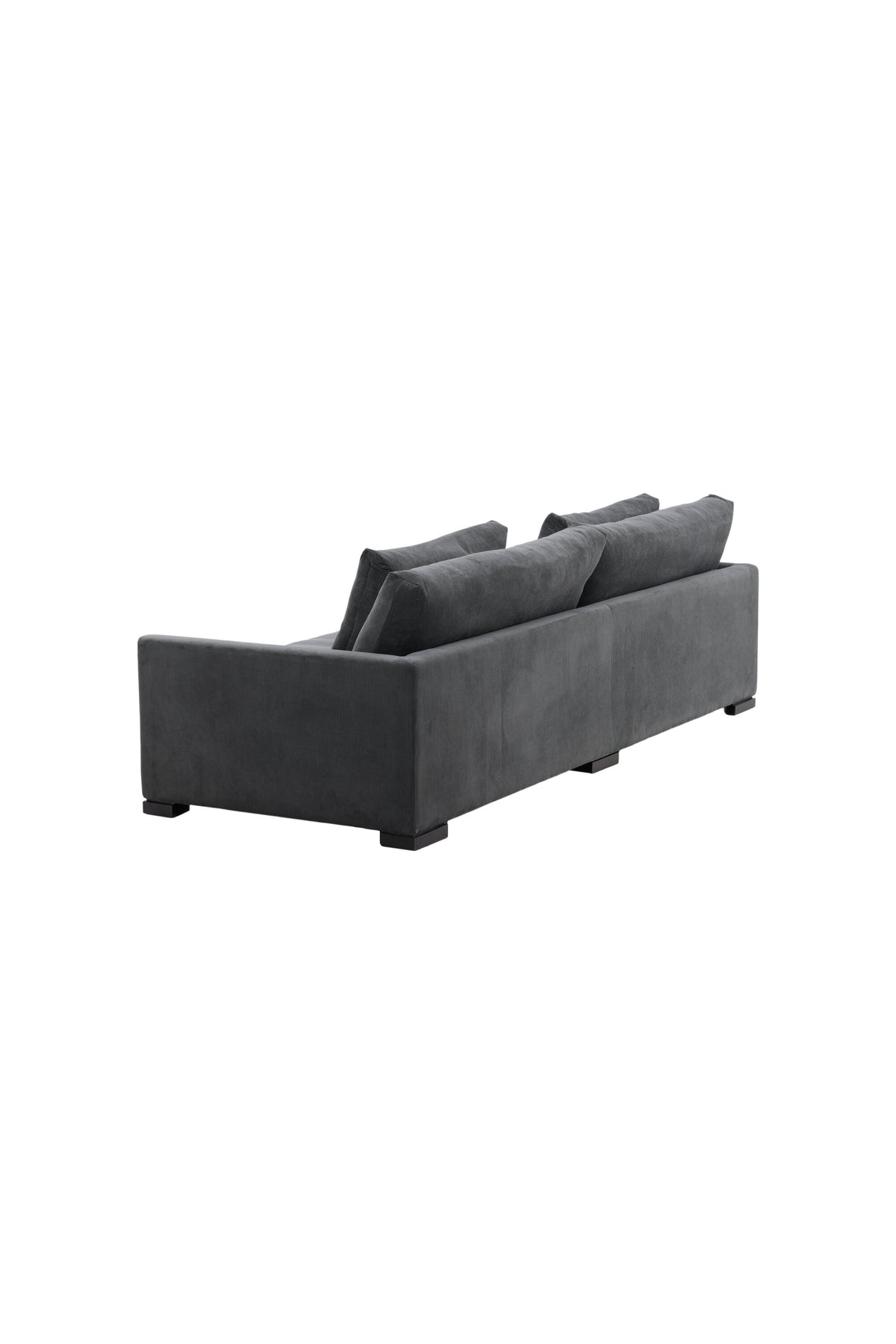 Durham Sofa in Dunkelgrau präsentiert im Onlineshop von KAQTU Design AG. 3er Sofa ist von Venture Home