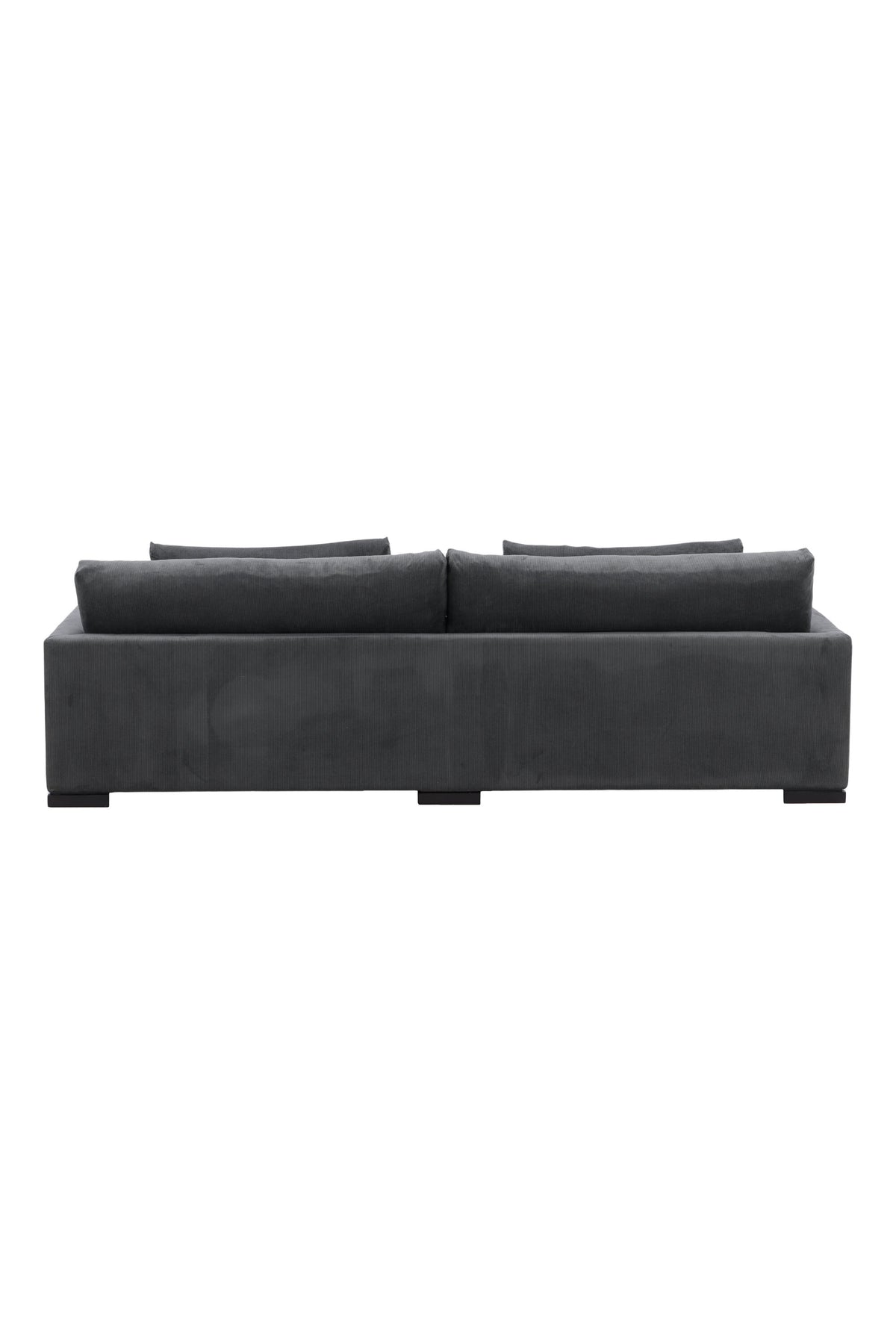 Durham Sofa in Dunkelgrau präsentiert im Onlineshop von KAQTU Design AG. 3er Sofa ist von Venture Home