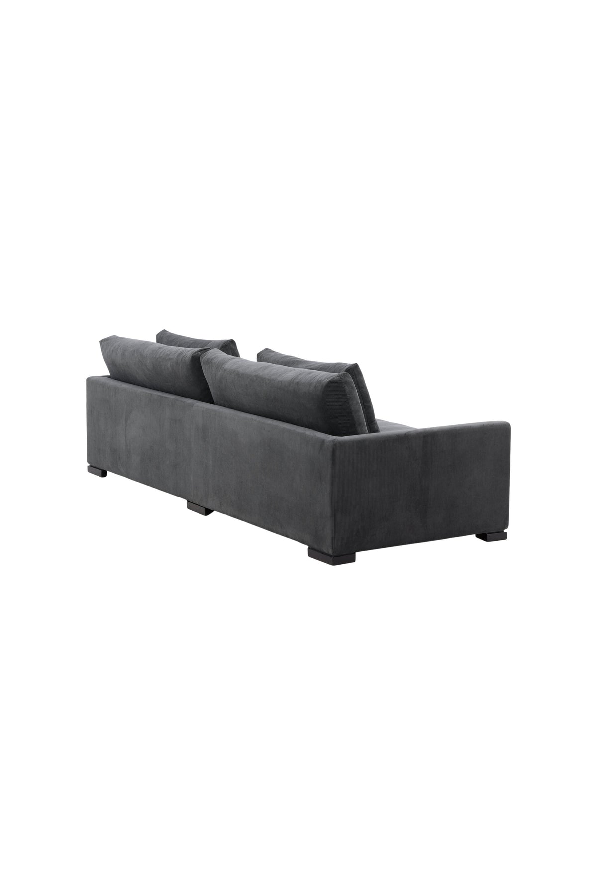Durham Sofa in Dunkelgrau präsentiert im Onlineshop von KAQTU Design AG. 3er Sofa ist von Venture Home