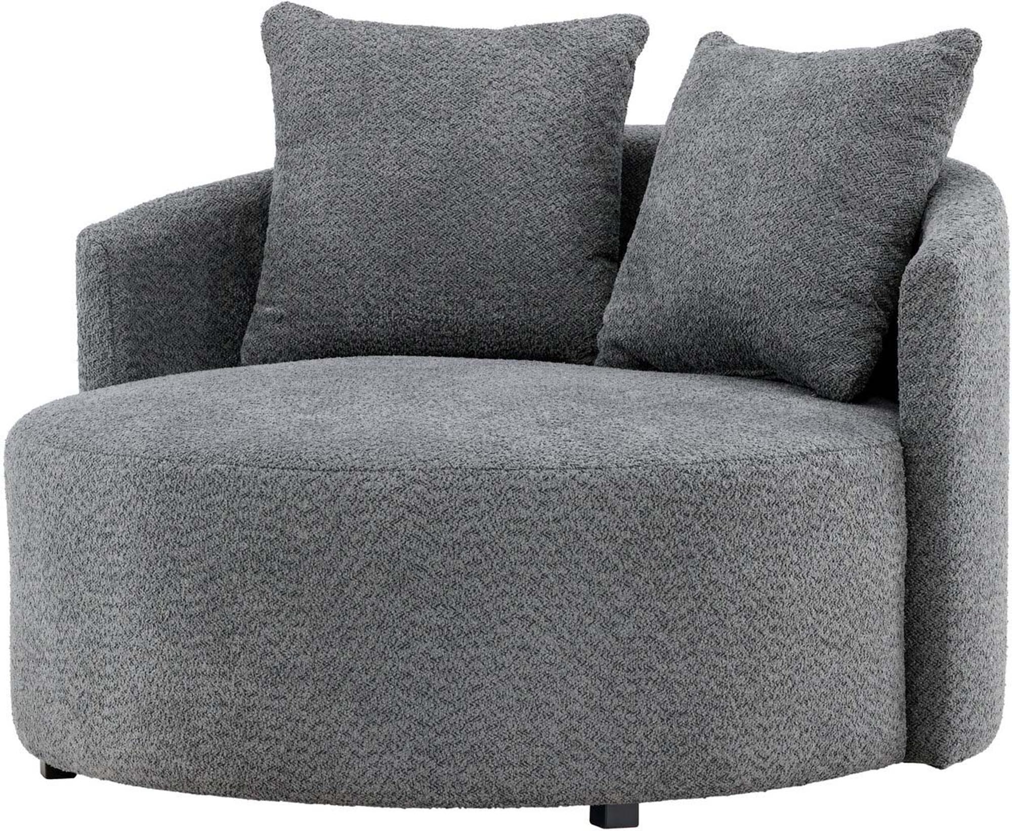 Komfortables Kelso 2-Sitzer Sofa in weichem Teddystoff, perfekt für stilvolle Wohnzimmer und entspannte Stunden zu zweit.