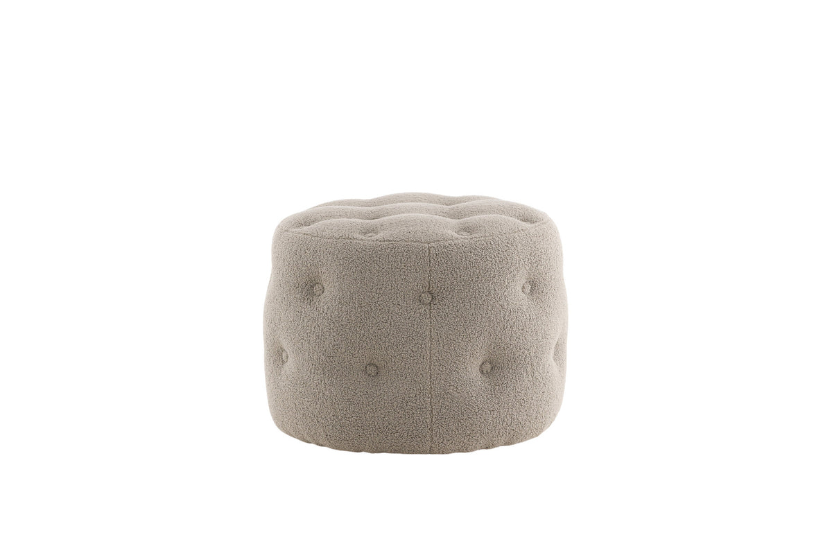 Benjamin Ottoman / Pouf in Greige präsentiert im Onlineshop von KAQTU Design AG. Pouf ist von Venture Home