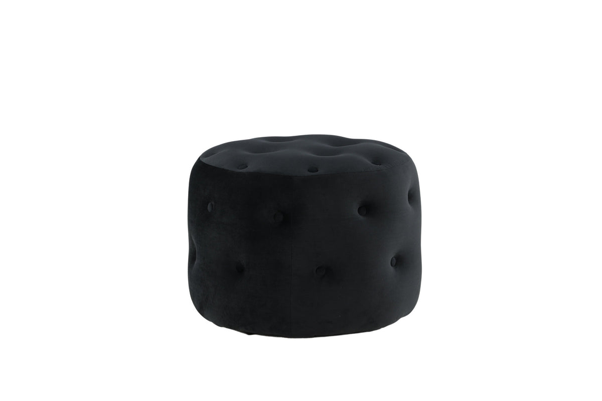Benjamin Ottoman / Pouf in Schwarz präsentiert im Onlineshop von KAQTU Design AG. Pouf ist von Venture Home