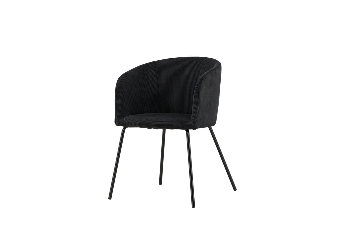 Berit Esszimmerstuhl in Schwarz präsentiert im Onlineshop von KAQTU Design AG. Schalenstuhl ist von Venture Home