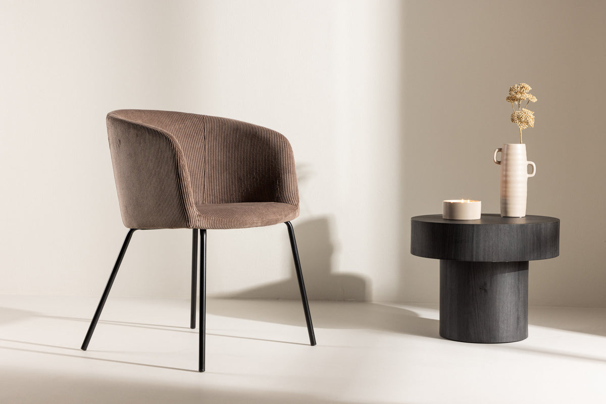 Berit Esszimmerstuhl in Braun präsentiert im Onlineshop von KAQTU Design AG. Schalenstuhl ist von Venture Home