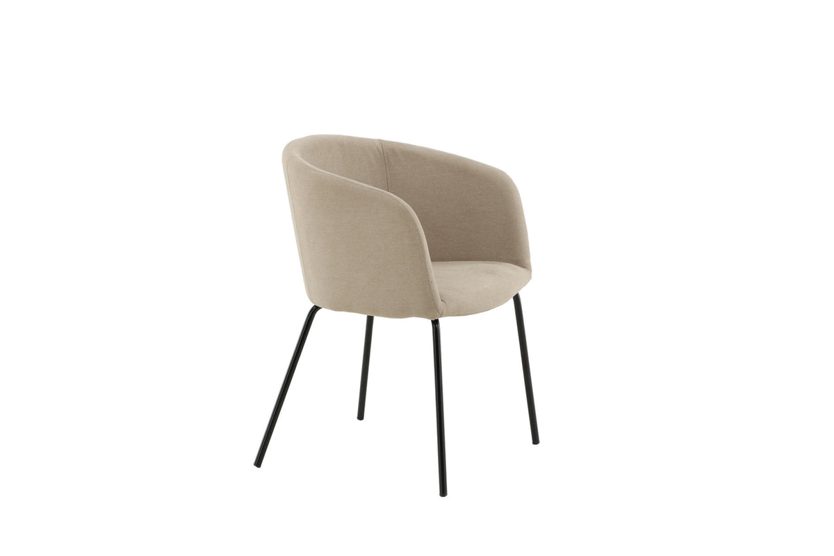 Berit Stuhl in Beige präsentiert im Onlineshop von KAQTU Design AG. Stuhl ist von Venture Home