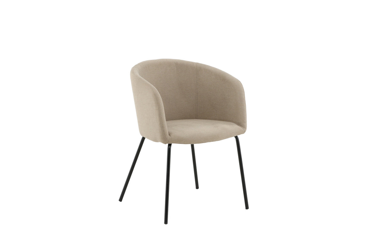 Berit Stuhl in Beige präsentiert im Onlineshop von KAQTU Design AG. Stuhl ist von Venture Home