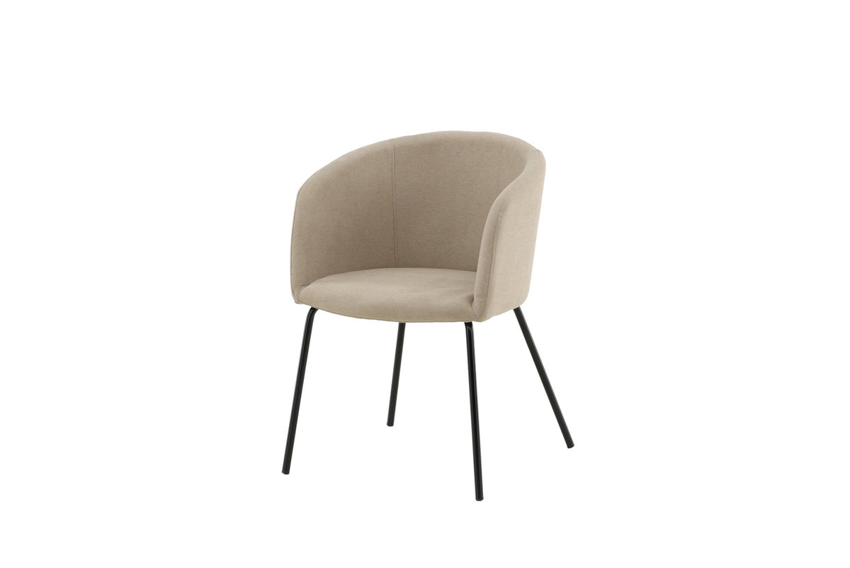 Berit Stuhl in Beige präsentiert im Onlineshop von KAQTU Design AG. Stuhl ist von Venture Home