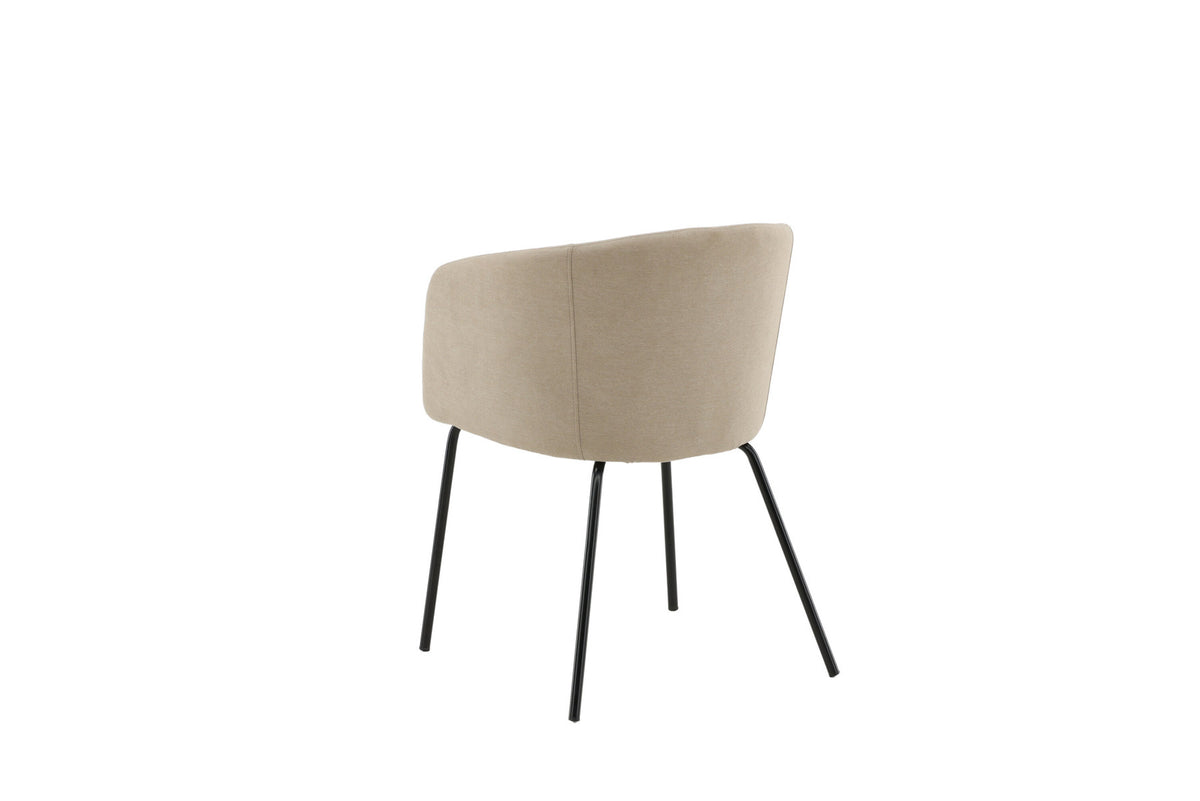 Berit Stuhl in Beige präsentiert im Onlineshop von KAQTU Design AG. Stuhl ist von Venture Home