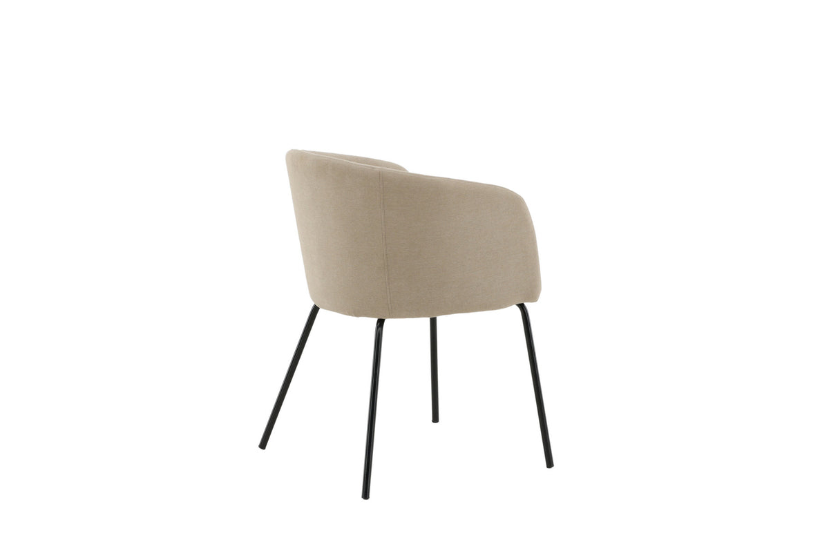 Berit Stuhl in Beige präsentiert im Onlineshop von KAQTU Design AG. Stuhl ist von Venture Home