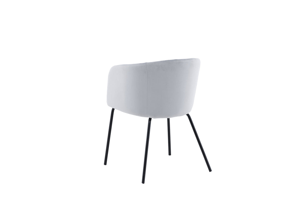 Berit Stuhl in Grau präsentiert im Onlineshop von KAQTU Design AG. Schalenstuhl mit Armlehne ist von Venture Home