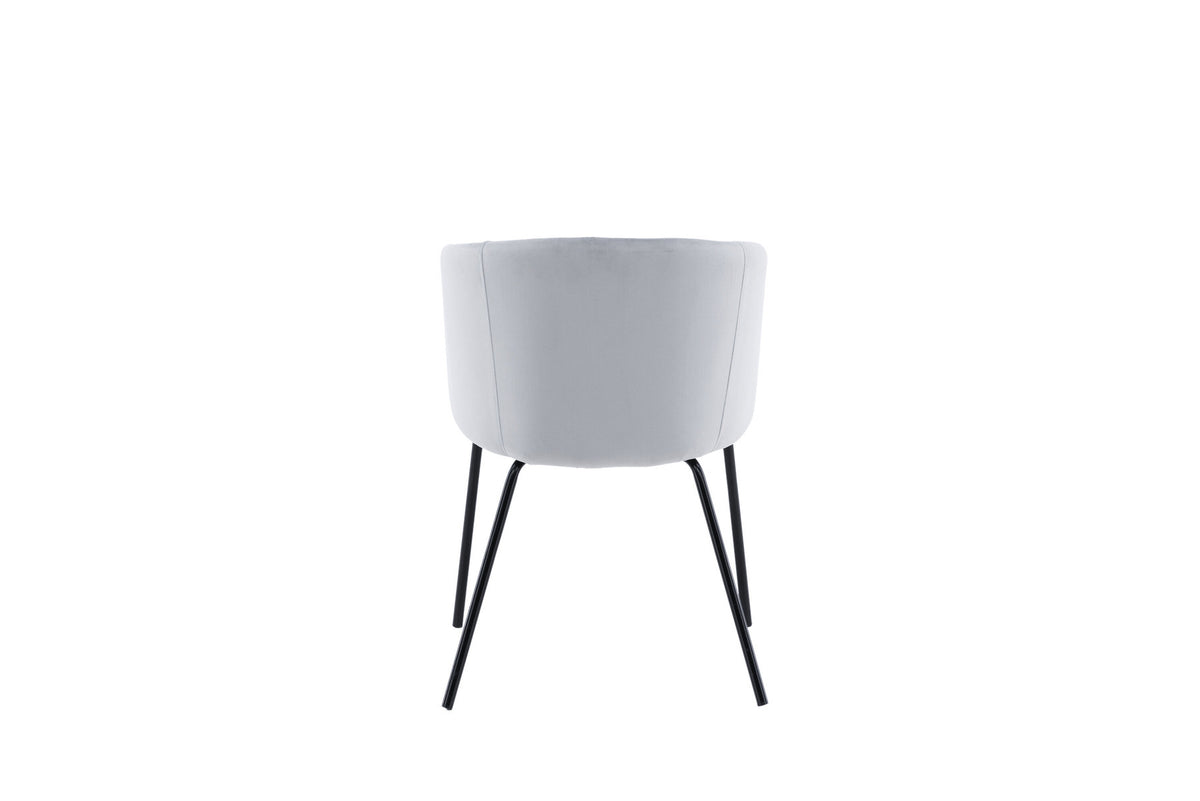 Berit Stuhl in Grau präsentiert im Onlineshop von KAQTU Design AG. Schalenstuhl mit Armlehne ist von Venture Home