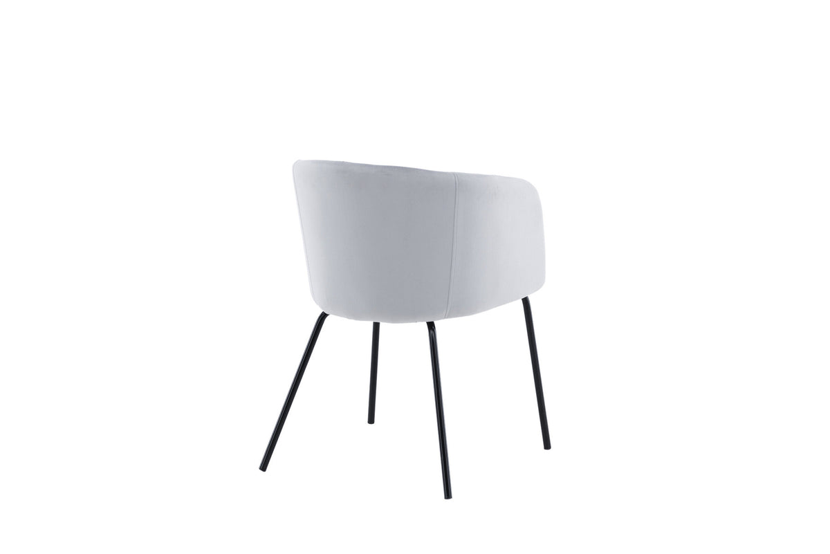 Berit Stuhl in Grau präsentiert im Onlineshop von KAQTU Design AG. Schalenstuhl mit Armlehne ist von Venture Home