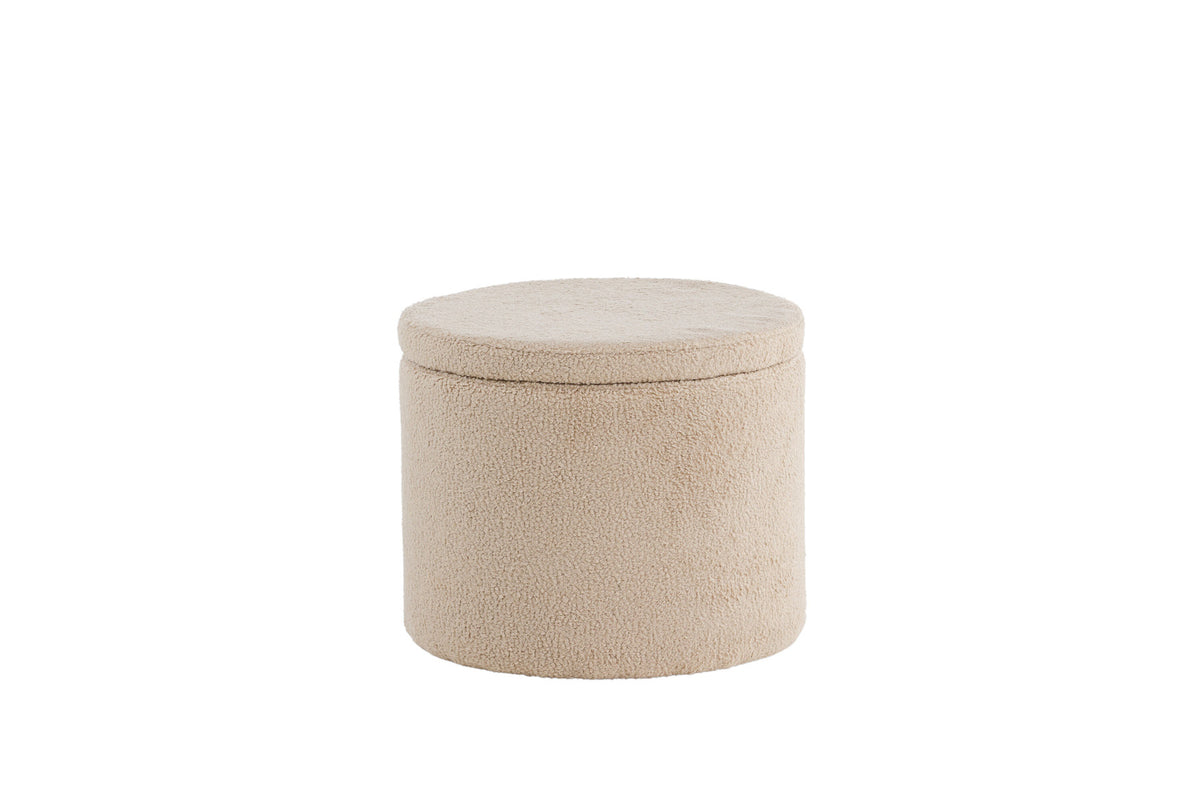 Dunken Ottoman / Pouf in Beige präsentiert im Onlineshop von KAQTU Design AG. Pouf ist von Venture Home