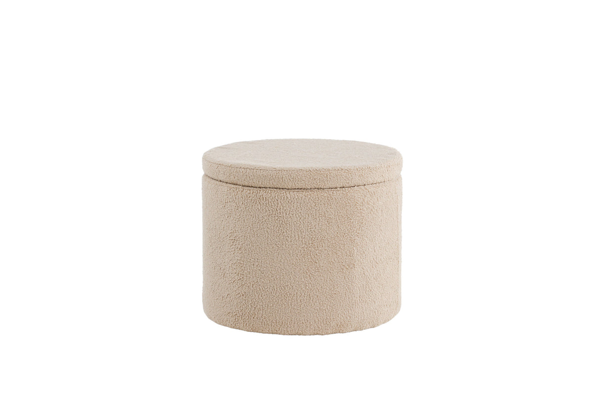 Dunken Ottoman / Pouf in Beige präsentiert im Onlineshop von KAQTU Design AG. Pouf ist von Venture Home