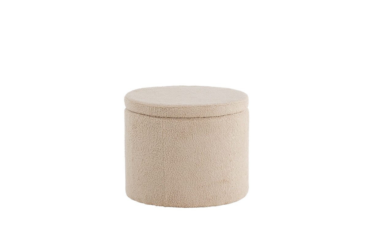 Dunken Ottoman / Pouf in Beige präsentiert im Onlineshop von KAQTU Design AG. Pouf ist von Venture Home