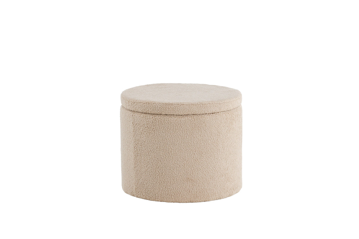 Dunken Ottoman / Pouf in Beige präsentiert im Onlineshop von KAQTU Design AG. Pouf ist von Venture Home