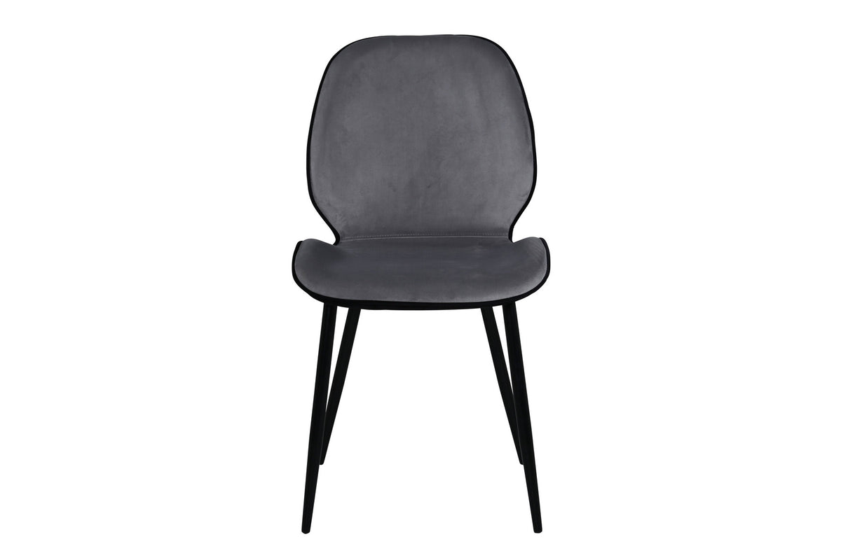 Emma Stuhl in Grau präsentiert im Onlineshop von KAQTU Design AG. Stuhl ist von Venture Home