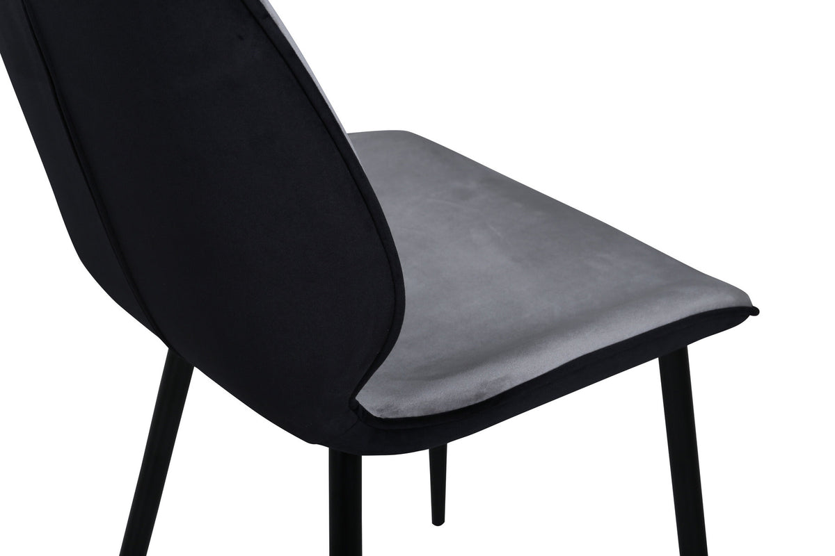 Emma Stuhl in Grau präsentiert im Onlineshop von KAQTU Design AG. Stuhl ist von Venture Home