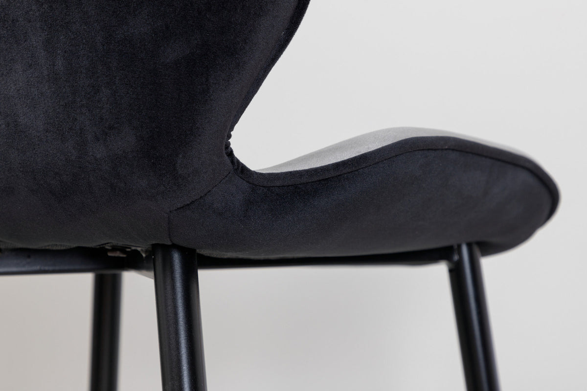 Emma Stuhl in Grau präsentiert im Onlineshop von KAQTU Design AG. Stuhl ist von Venture Home