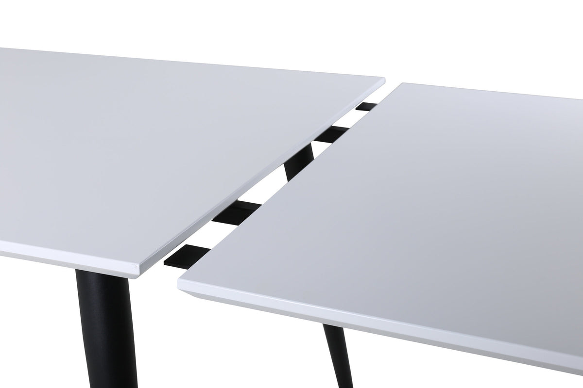 Jimmy Tisch in Weiss präsentiert im Onlineshop von KAQTU Design AG. Esstisch ist von Venture Home