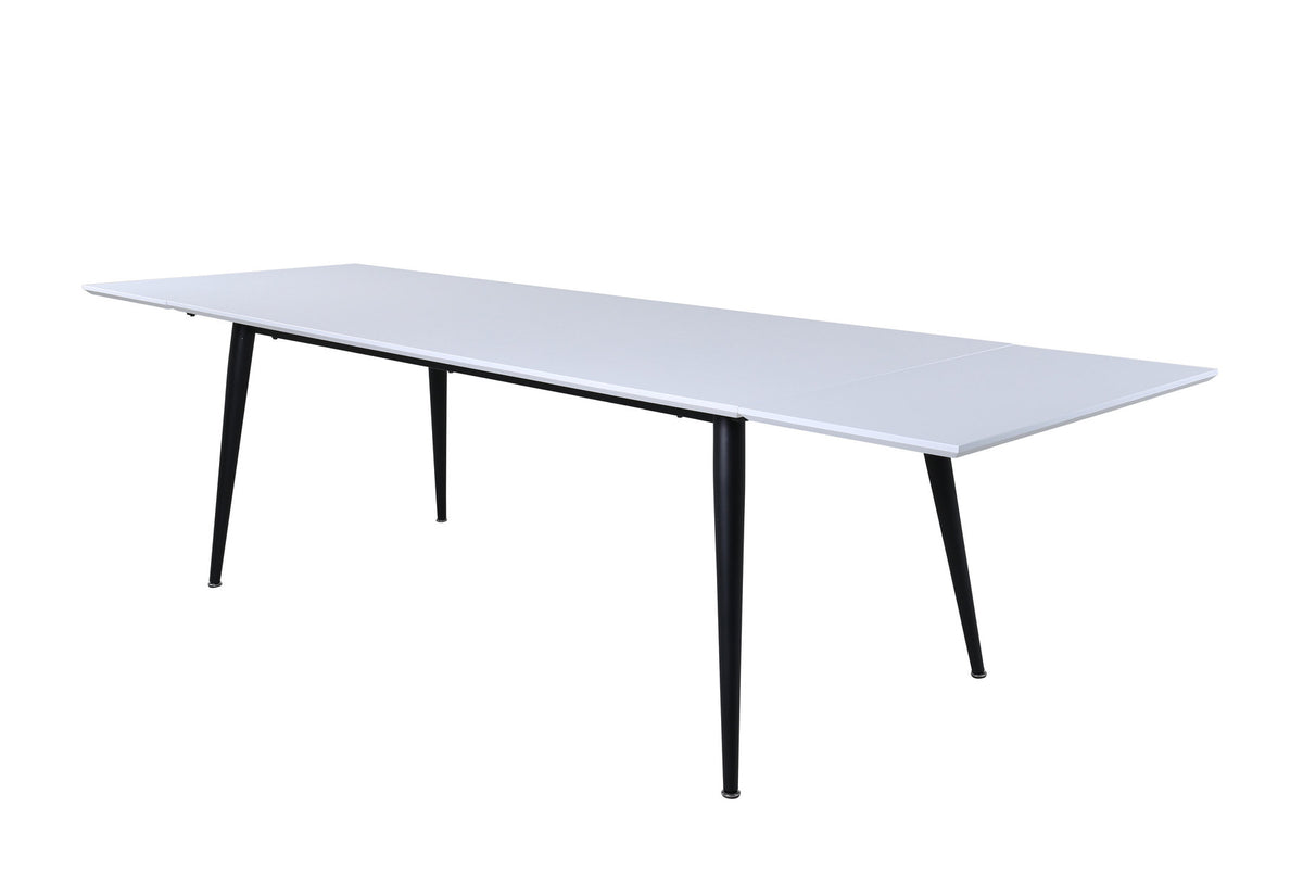 Jimmy Tisch in Weiss präsentiert im Onlineshop von KAQTU Design AG. Esstisch ist von Venture Home