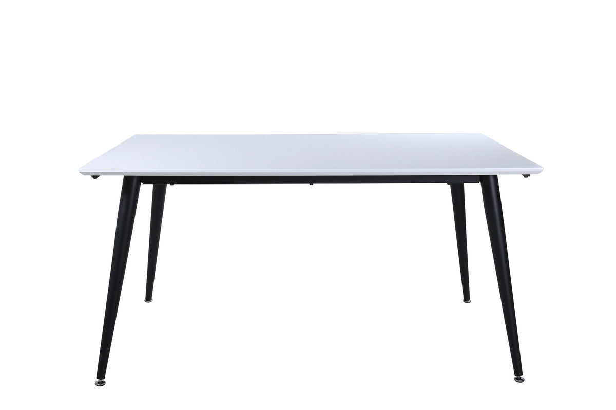 Jimmy Tisch in Weiss präsentiert im Onlineshop von KAQTU Design AG. Esstisch ist von Venture Home