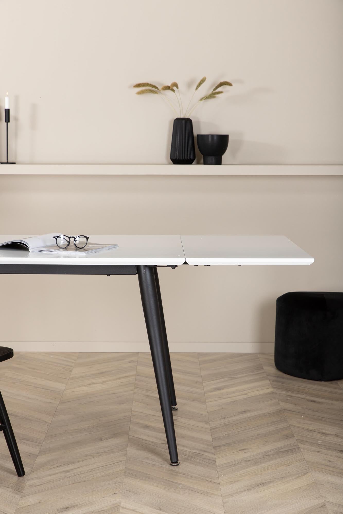 Moderner Jimmy Tisch von Venture Home in stilvollem Weiss.