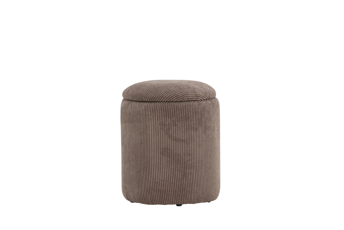 Limpen Pouf in Braun präsentiert im Onlineshop von KAQTU Design AG. Pouf ist von Venture Home
